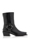 Wayne Ring-Detailed Leather Boots