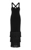 Lilia Fringed-Hem Cotton Maxi Dress