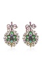 Mirage Peacock 18K Gold, Blackened Rhodium Multi-Gem Earrings