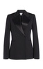 Double-Breasted Wool Cocoon Blazer