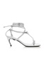 Nova Metallic Vegan-Leather Thong Sandals