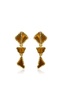 Tile Crystal Drop Earrings