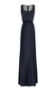 Fringed Silk-Charmeuse Maxi Dress