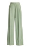 High-Rise Silk Georgette Wide-Leg Pants