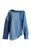 Upcycled Denim Off-the-Shoulder Top