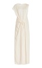 Ardea Draped Seeksucker Maxi Dress