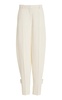 Buckled High-Rise Crepe Pants