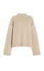 Embroidered Wool-Cashmere Knit Top