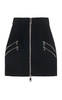 Zip-Detailed Mini Skirt