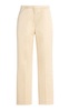 Cropped Cotton-Blend Straight-Leg Pants