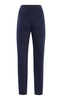 Cropped Stretch-Cotton Straight-Leg Pants