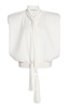 Tasseled Georgette Sleeveless Top