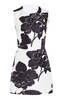 Printed Faille Mini Dress
