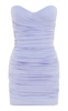 Ruched Jersey-Crepe Mini Dress