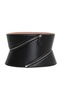 Zip Leather Corset Belt