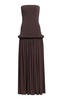 Piped Jersey Maxi Dress