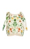 Olmeca Primavera Cotton Cropped Top