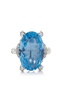 Mermaid 18K White Gold, Rhodium Vermeil Multi-Gem Ring