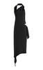 Cutout Silk Midi Dress