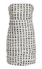 Ruched Silk Mini Dress