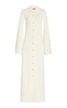 Leopold Button-Detailed Merino Wool Maxi Dress