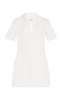 Tech-Knit Polo Mini Dress