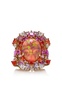 Ocean Set-Of-Three 18K Yellow Gold Vermeil Amethyst, Sapphire, And Diamond Rings