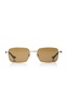 Square-Frame Metal, Bio-Nylon Sunglasses