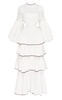 Gracious Cutout Linen-Blend Maxi Dress