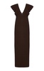 Trey Plissé-Knit Midi Dress