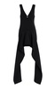 Draped Twill Mini Dress