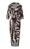 Sagrado Printed Cotton Poplin Midi Wrap Dress