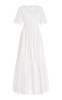 Idella Embroidered Cotton Voile Maxi Dress