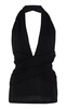 Gathered Jersey Halter Top