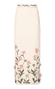 Chlorella Pacifico Embroidered Cotton-Blend Maxi Skirt