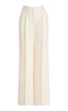 Pleated Wool-Silk Trousers