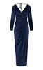 Tumbao Gathered Silk Satin Midi Dress