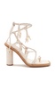 Cora Seashell Leather Sandals