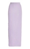 Logan Ribbed Silk-Cashmere Maxi Skirt