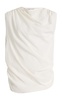 Faith Draped Cotton Top