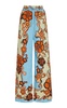 Ondine Printed Organic Cotton Wide-Leg Pants