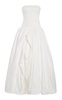 Violette Bubble-Hem Cotton Maxi Dress