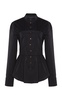 Stretch-Cotton Corset Shirt