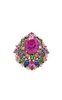 Peacock Mirage 18K Yellow Gold Vermeil Multi-Gem Ring