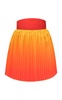 Kata Pleated Satin Mini Skirt
