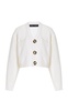Sofia Cropped Knit Cotton-Blend Cardigan