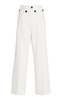 Oliver Wool Gabardine Straight-Leg Pants