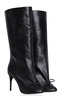 Wide Leather Knee Boots