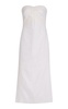 Exclusive Arco Embroidered Linen Midi Dress
