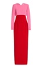Cutout Crepe Gown
